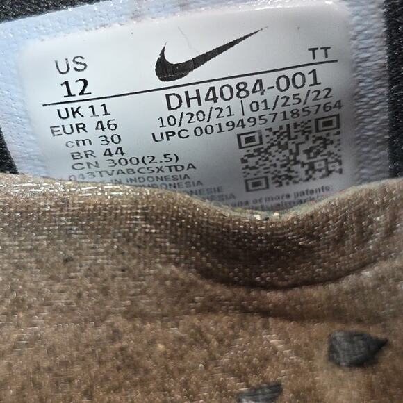 Nike Air VaporMax 2021 Flyknit Black Anthracite Mens Size 12 Shoes DH4084-001 - Picture 10 of 11